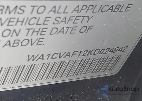 2019 Audi Q8 55 Premium from USA, damaged, VIN WA1CVAF12KD024942